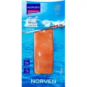 Форель Norven філе-шматок слабосолона 180 г