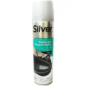 Спрей фарба Silver для гладкої шкіри чорний 300 мл