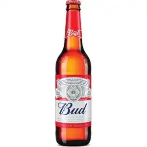 Пиво Bud світле фільтроване 4.8% 0.5 л