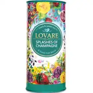 Чай Lovare Splashes of Champagne сумiш зеленого та чорного чаю 80 г