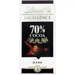 Шоколад Lindt Excellence гіркий 70% 100 г
