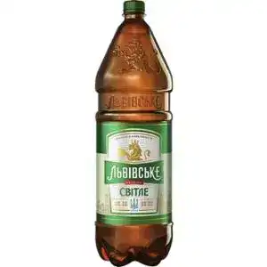 Пиво Львівське світле фільтроване 4.5% 2.4 л