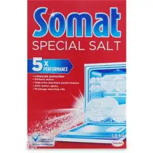 Соль для посудомоечных машин Somat, 1500 г