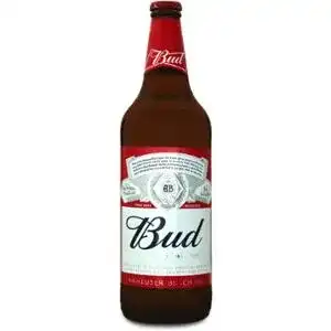 Пиво Bud світле фільтроване 0.75 л