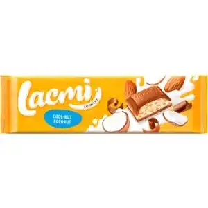 Шоколад Roshen Lacmi молочний з мигдалем та кокосом 280 г