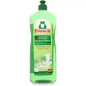 Средство для мытья посуды Frosch Зеленый Лимон, 1000 мл