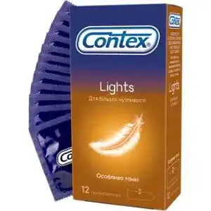Презервативи Contex Lights особливо тонкі 12 шт