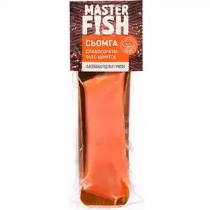 Сьомга Master Fish філе-шматок слабосолона 130 г