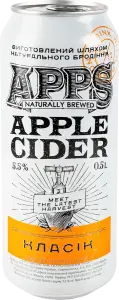 Фото 2 - Сидр Apps Apple Класік солодкий газований 5.5% 0.5л