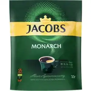 Кофе натуральный растворимый сублимированный Jacobs Monarch 30 г