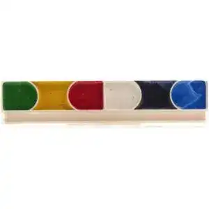 Фарби акварельні в пластиковій коробці 6 кольорів