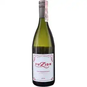 Вино Fuzion Chardonnay біле сухе 0.75 л