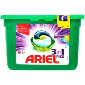 Капсули для прання Ariel 3в1 Pods Color 15 шт.