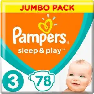 Підгузки Pampers Sleep&Play Midi 3 6-10 кг 78 шт