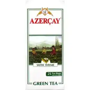 Чай Azercay з чабрецем зелений 25х2 г