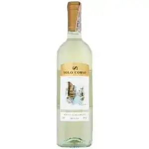 Вино Solo Corso біле напівсолодке 0.75 л