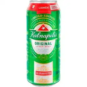 Пиво Kalnapilis Original світле фільтроване 5% 0.568 л