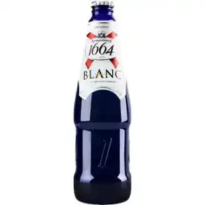 Пиво Kronenbourg 1664 Blanc светлое нефильтрованное 4.8% 0.46 л