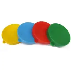 Набір кришок Еталон-С пластикових кольорових 10 шт