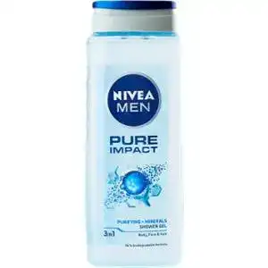 Гель для душа NIVEA Men Заряд чистоти з очисними мікрочастинками 500 мл