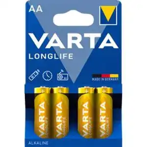 Батарейка Varta Longlife AA BLI Alkaline 4 шт.