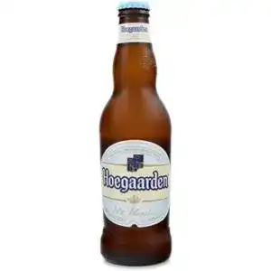 Пиво Hoegaarden Witbier светлое нефильтрованное 4.9% 0.33 л