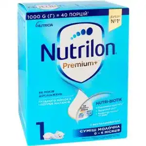 Смесь молочная сухая Nutrilon Premium + 1 от 0 до 6 месяцев 1000 г
