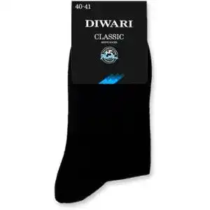 Шкарпетки чоловічі Diwari Класік чорний р.25 5С-08СП