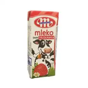Молоко Mlekovita с ароматом клубники 200 г