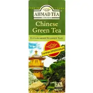 Чай Ahmad Tea Chinese Green Tea зелений китайський 25х1.8 г