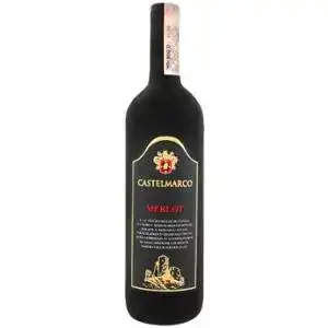 Вино Castelmarco Merlot Rosso червоне сухе 0.75 л