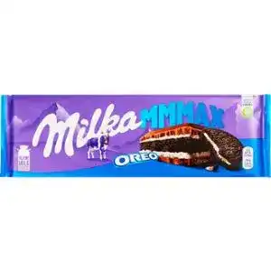 Шоколад Milka молочний зі шматочками печива Oreo 300 г