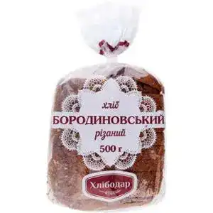 Хліб Хлібодар Бородинський житньо-пшеничний 500 г