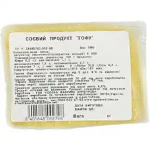 Сир Агропрод соєвий тофу 6%