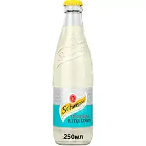 Напиток Schweppes Original Bitter Lemon сильногазированный сокосодержащий 0.25 л