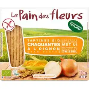 Хлібці Le Pain des Fleurs з цибулею 150 г