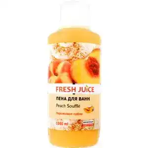 Піна для ванн Fresh Juice Персикове суфле 1 л