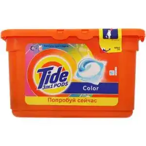 Капсули для прання Tide 3в1 Pods Color 12 шт.