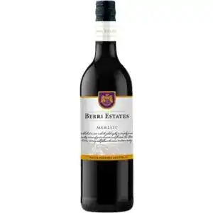 Вино Berri Estates Merlot червоне напівсухе 0.75 л