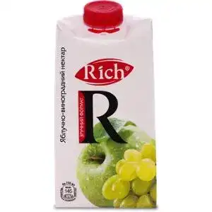 Нектар Rich яблуко та виноград 0,5 л