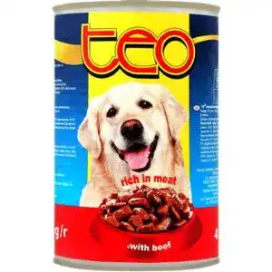 Консервованій корм для собак TEO з яловичини 415 г