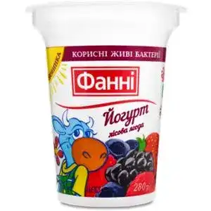 Йогурт Фанні Лісова ягода 1.5% 240 г