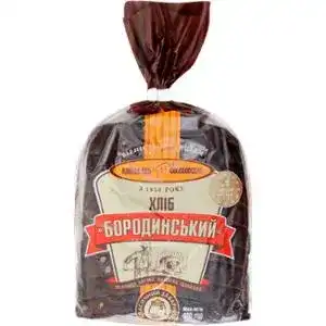 Хліб Київхліб Бородинський житньо-пшеничний нарізний 400 г