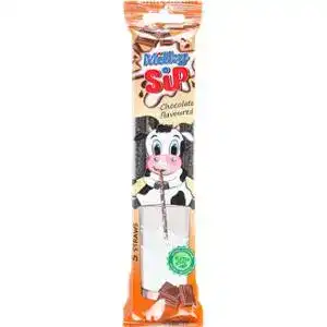 Трубочка для молока Milky Sip со вкусом шоколада 5*6г/уп