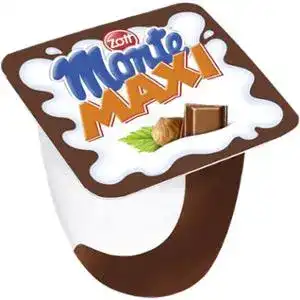 Десерт Zott Maxi Monte молочний з шоколадом та лісовими горіхами 13.3% 100 г