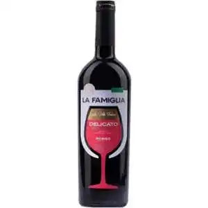 Вино La Famiglia Delicato червоне напівсолодке 0.75 л