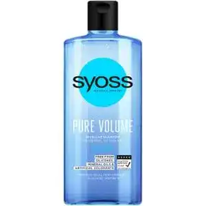 Шампунь SYOSS Pure Volume мицеллярная для нормальних і тонких волосся 440 мл