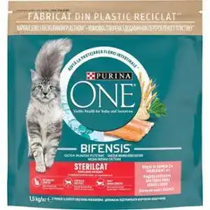 Корм для стерилізованих котів Purina One Steril Cat сухий з лососем і пшеницею 1.5 кг