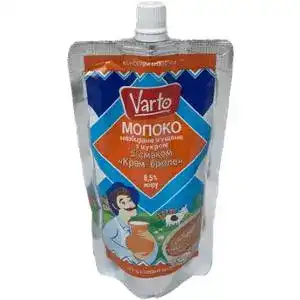 Молоко згущене Varto \"Крем-брюле\"" незбиране з цукром 8.5% 320 г"