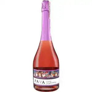 Вино игристое PAVA Грайлива Земляника розовое полусладкое 0.75 л